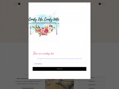 comfylifecomfywife.com snapshot