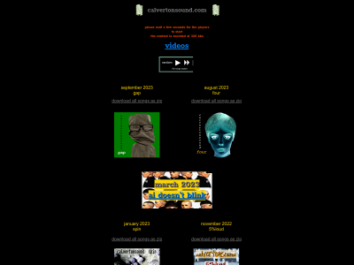 calvertonsound.com snapshot