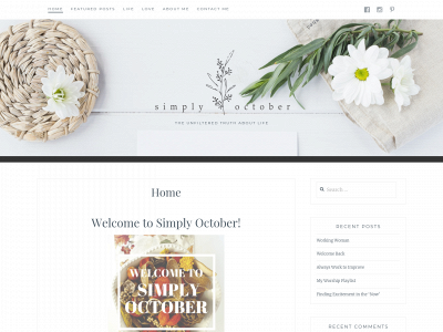 simplyoctober.com snapshot