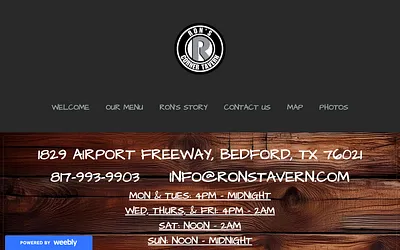 www.ronstavern.com snapshot
