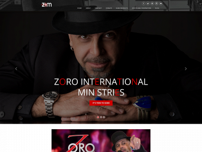 zoroministries.org snapshot