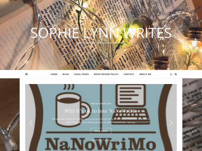 sophielynnwrites.com snapshot