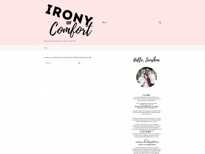 ironyofcomfort.com snapshot
