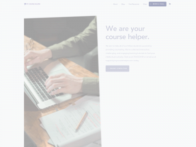 mycoursehelper.com snapshot
