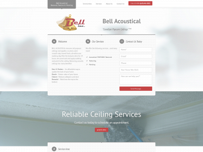 bellacoustical.com snapshot