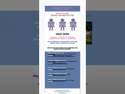 www.brooklinerobotics.org snapshot