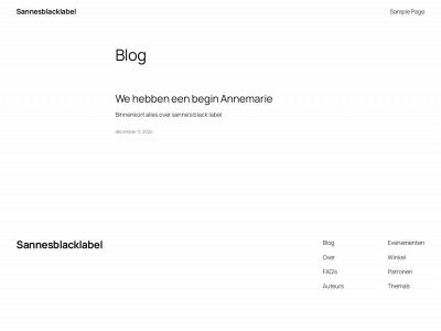 sannesblacklabel.com snapshot