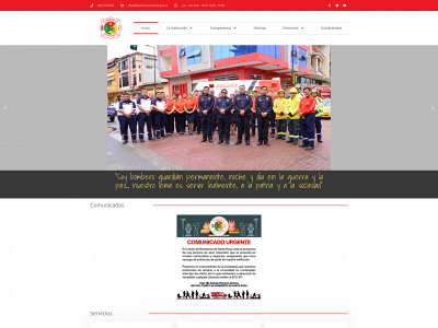 bomberosantarosa.gob.ec snapshot