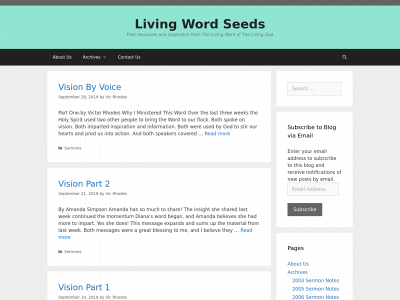 livingwordseeds.com snapshot