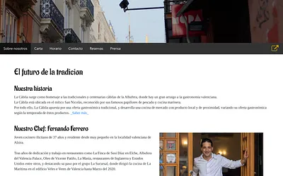 lacabilarestaurant.com snapshot