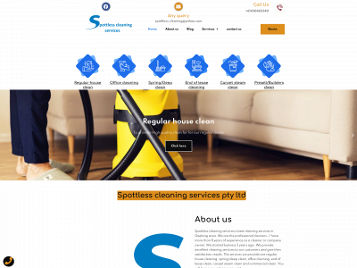 spottlesscleaning.com snapshot