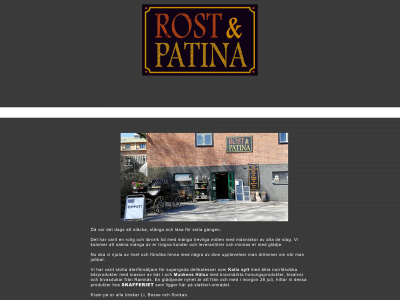 rostochpatina.se snapshot