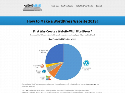 makeonewebsite.com snapshot