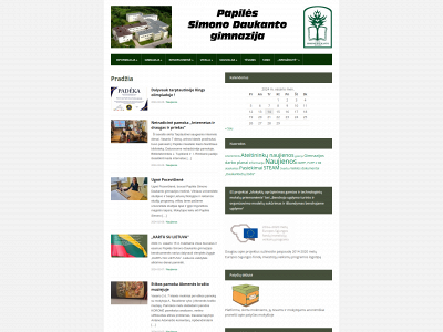 papilesgimnazija.lt snapshot
