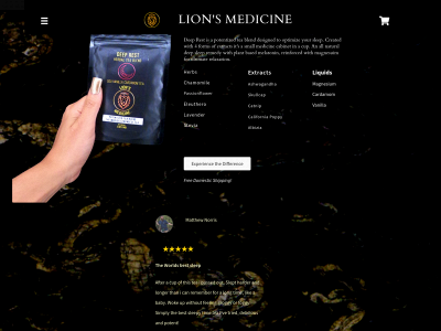 thelionsmedicine.com snapshot