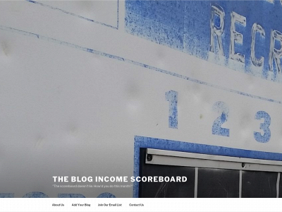 blogincomescoreboard.com snapshot