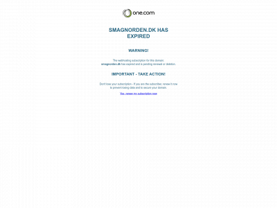 smagnorden.dk snapshot