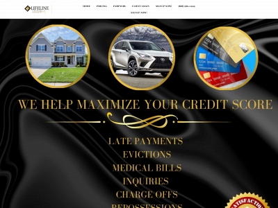 lifelinecreditexperts.com snapshot