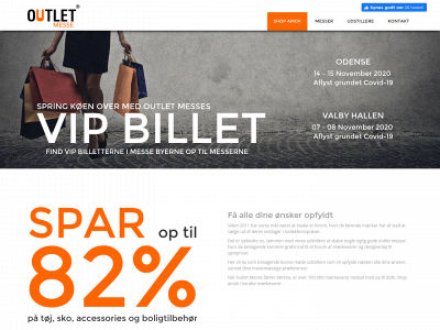 outletmesse.dk snapshot