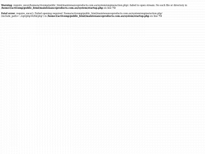 maintenanceproducts.com.au snapshot