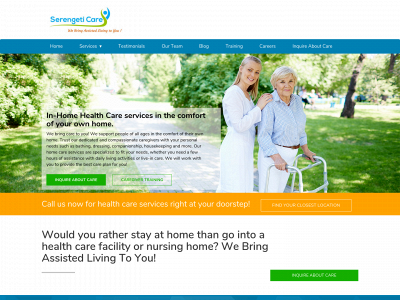 serengeticare.com snapshot