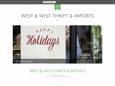 www.westthriftandimports.com snapshot