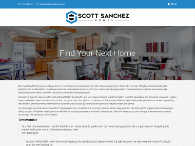 scottsanchezhomes.com snapshot