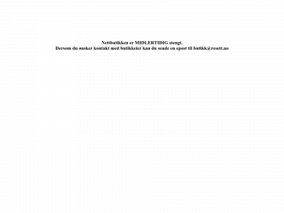 shop-resett.no snapshot