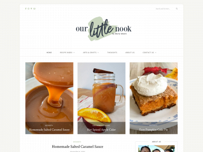 ourlittlenook.com snapshot