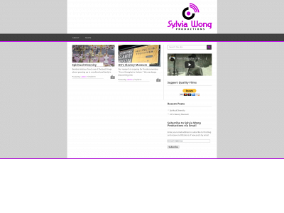 sylviawongproductions.com snapshot