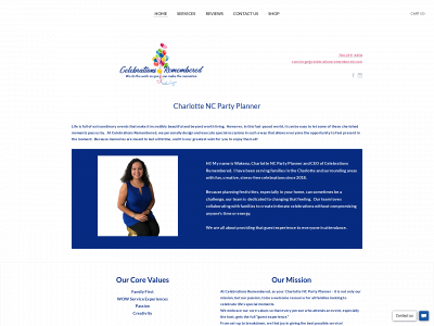 www.celebrationsremembered.com snapshot