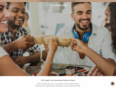 ourcoffeebiz.com snapshot