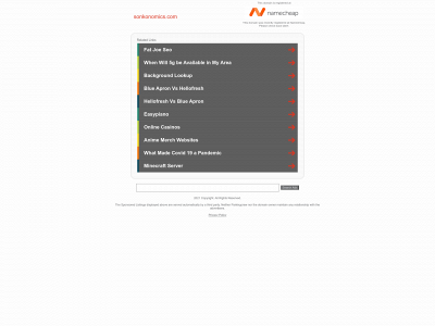 sonkonomics.com snapshot