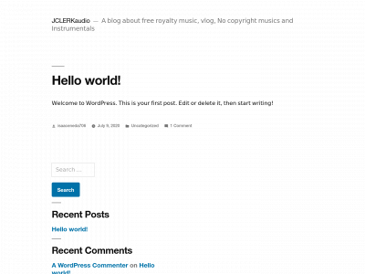 jclerkaudio.com snapshot