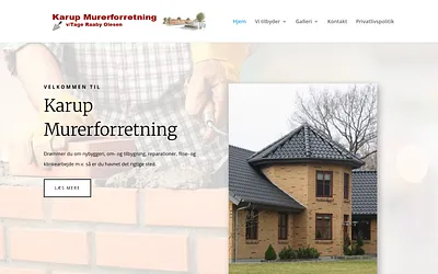 karupmurerforretning.dk snapshot
