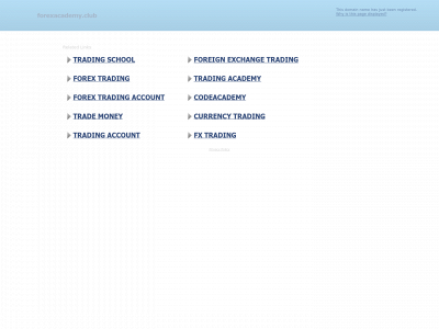 forexacademy.club snapshot