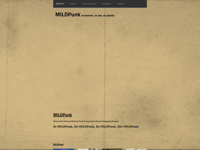 mildpunk.de snapshot