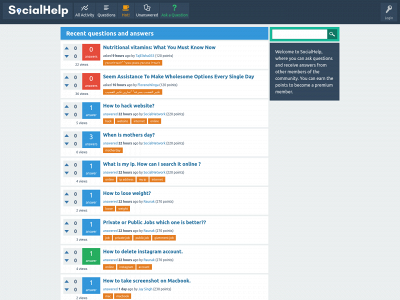 socialhelp.online snapshot