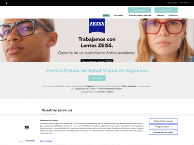 www.opticaarguelles.es snapshot