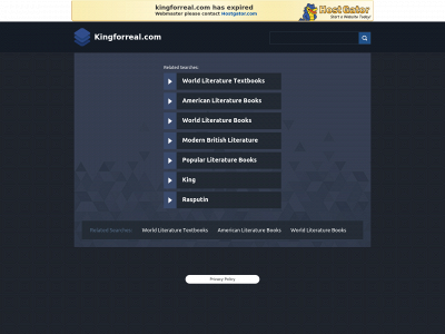 kingforreal.com snapshot