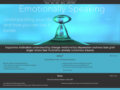 emotionallyspeaking.co.uk snapshot