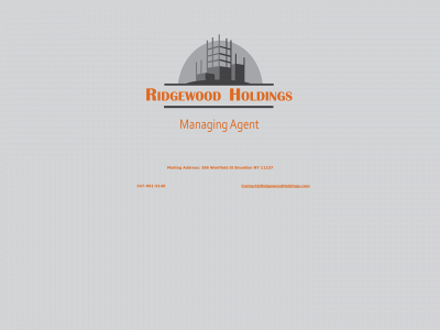 ridgewoodholdings.com snapshot