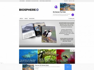 biosphereonline.com snapshot