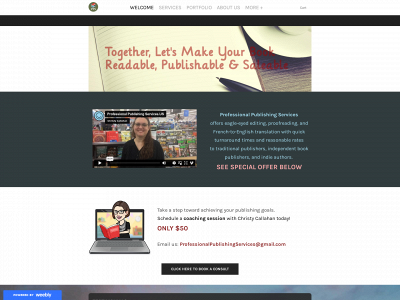 www.professionalpublishingservices.us snapshot