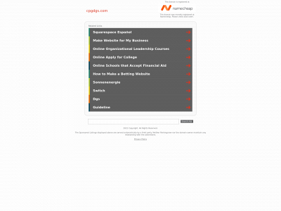cpgdgs.com snapshot