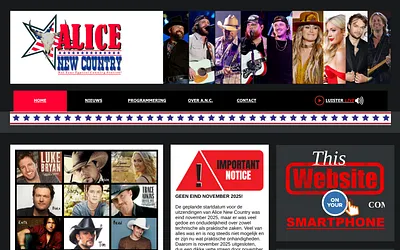 alicenewcountry.com snapshot