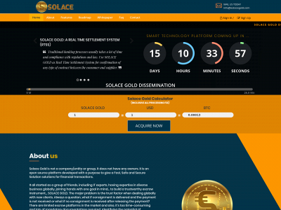 solacegold.com snapshot