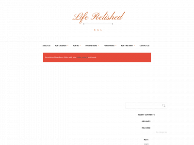 liferelished.com snapshot