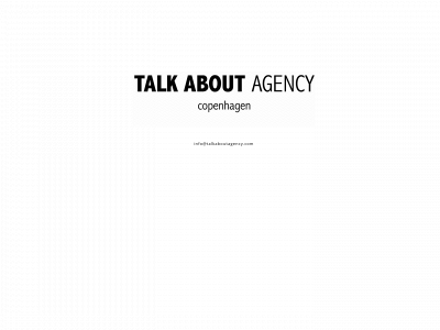 talkaboutagency.com snapshot