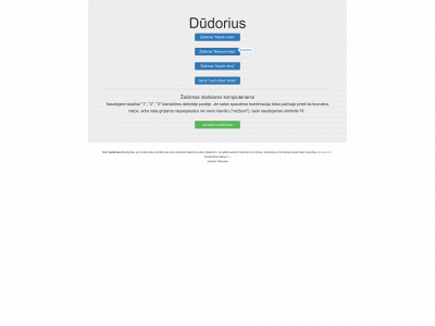dudorius.lt snapshot